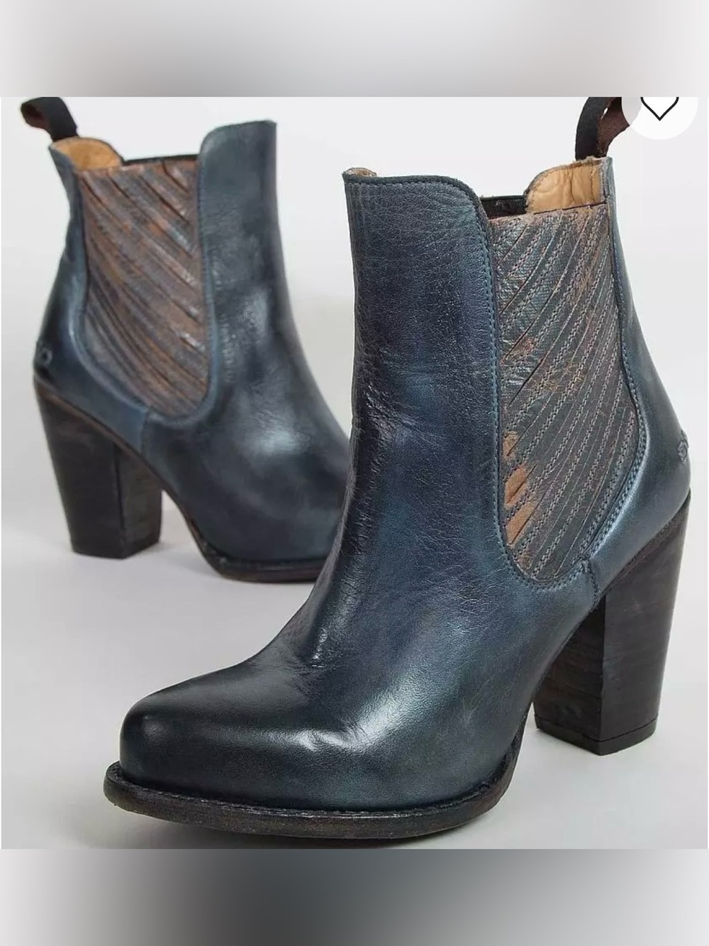 Bed Stu Insight Ankle Boot 
Steel Blue Rustic